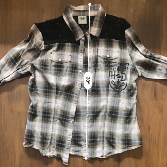 Harley Davidson women’s button down - Picture 6 of 7